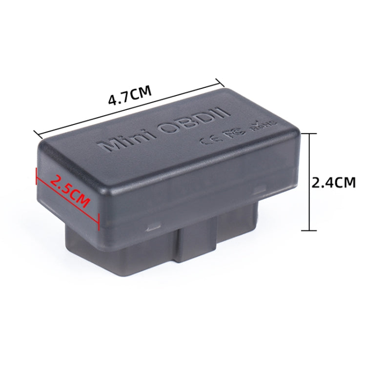 Bluetooth 4.0 Dual Mode Mini Scanner Car Code Readers Diagnostic Tool OBD 2 OBDII ELM327 Protocols - In Car by buy2fix | Online Shopping UK | buy2fix