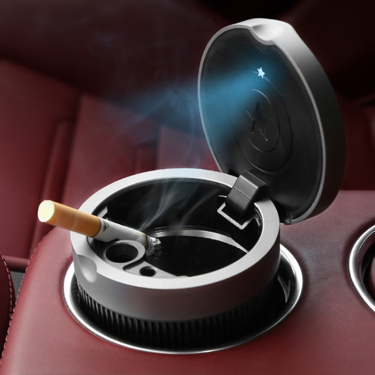 Multi-function Portable Creative LED Car Cigarette Ash Tray Ashtray with Lid(Red) -  by buy2fix | Online Shopping UK | buy2fix