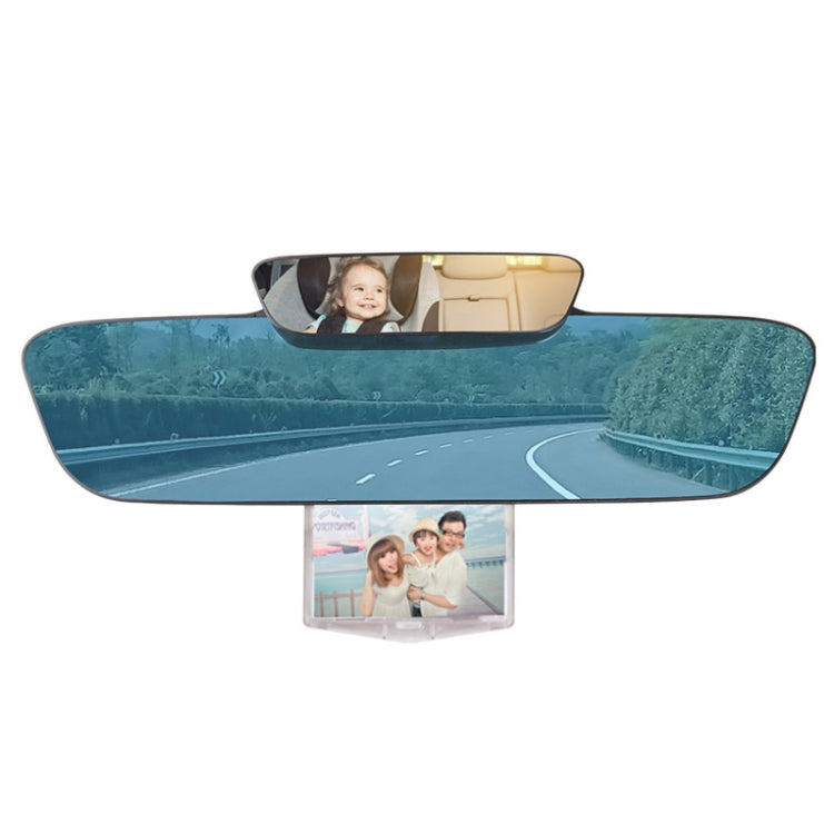 YC-193 Multifunctional Car Interior Rearview Mirror Large Field of Vision Anti-glare Auxiliary Car Blue Mirror -  by buy2fix | Online Shopping UK | buy2fix