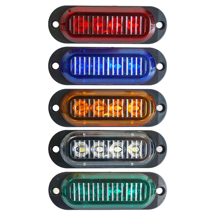 5 PCS MK-087 Car / Truck 4LEDs Side Marker Indicator Lights Bulb Lamp (Blue Light) - In Car by buy2fix | Online Shopping UK | buy2fix