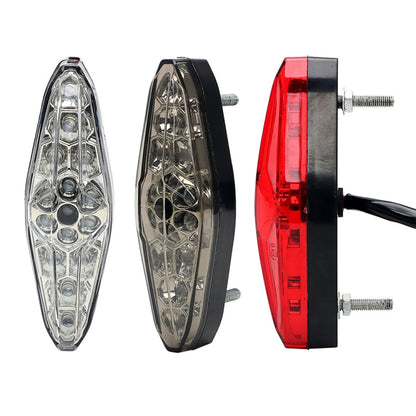 2 PCS KC-WD-NEW-3X Motorcycle LED Brake Light Running Lamp (Red) - In Car by buy2fix | Online Shopping UK | buy2fix