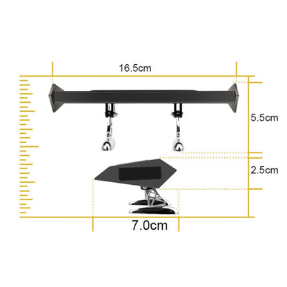 Car Mini Rear Wing with Light Solar Anti-collision Tail Light - In Car by buy2fix | Online Shopping UK | buy2fix