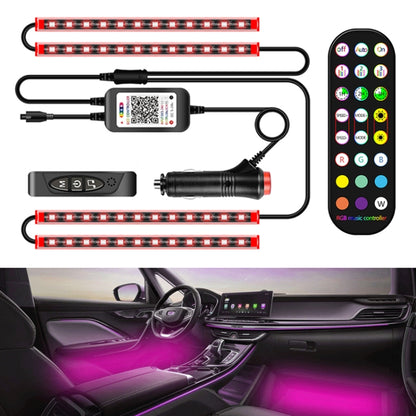Y11 Cigarette Lighter Car Colorful RGB Foot LED Atmosphere Light - In Car by buy2fix | Online Shopping UK | buy2fix