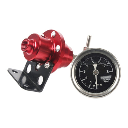 Car Modified Adjustable Fuel Pressure Regulator with Pressure Gauge - In Car by buy2fix | Online Shopping UK | buy2fix