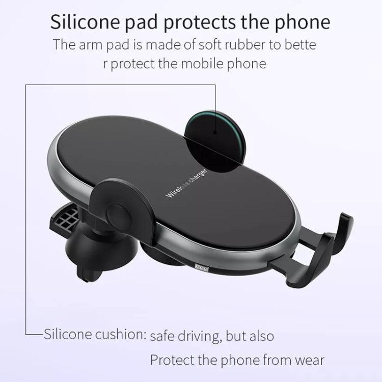 Car Smart Wireless Charger Phone Holder - In Car by buy2fix | Online Shopping UK | buy2fix