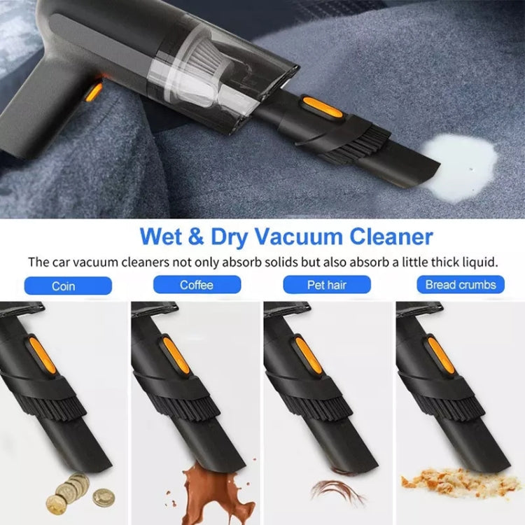 Car Portable Handheld Powerful Vacuum Cleaner Style: Wired(Orange) - In Car by buy2fix | Online Shopping UK | buy2fix