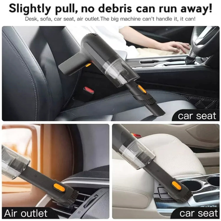 Car Portable Handheld Powerful Vacuum Cleaner Style: Wired(Orange) - In Car by buy2fix | Online Shopping UK | buy2fix