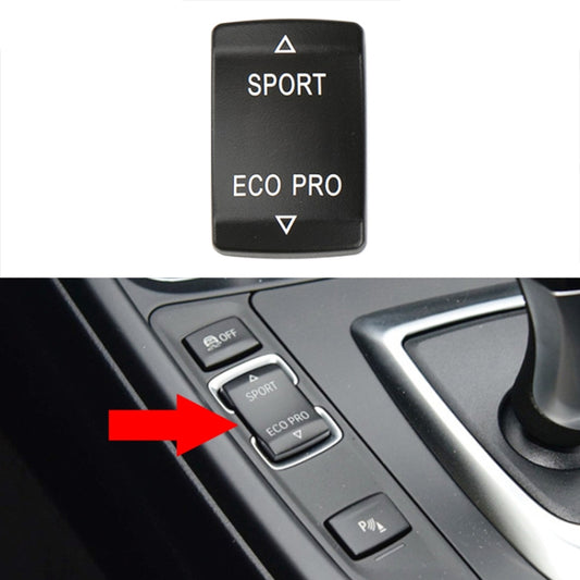 For BMW 3 Series Left Driving Car Central Control Multi-function Sport Button 6131 9252 912(Black) - In Car by buy2fix | Online Shopping UK | buy2fix