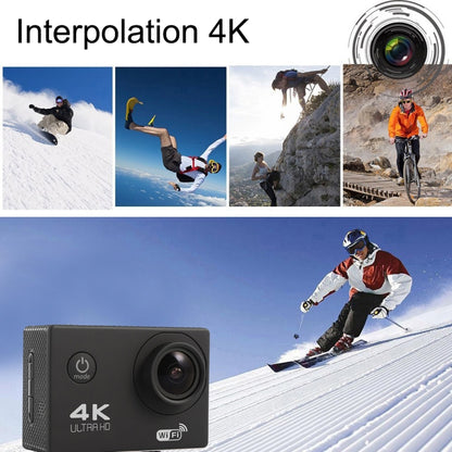 F60 2.0 inch Screen 170 Degrees Wide Angle WiFi Sport Action Camera Camcorder with Waterproof Housing Case, Support 64GB Micro SD Card(White) - DJI & GoPro Accessories by buy2fix | Online Shopping UK | buy2fix