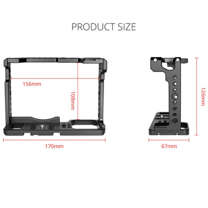 YELANGU C18 YLG0915A-A Video Camera Cage Stabilizer for Panasonic Lumix DC-S1H / DC-S1 / DC-S1R (Black) - Camera Accessories by YELANGU | Online Shopping UK | buy2fix