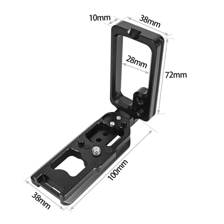 1/4 inch  Vertical Shoot Quick Release L Plate Bracket Base Holder for Nikon Z6 / Z7 - Camera Accessories by buy2fix | Online Shopping UK | buy2fix