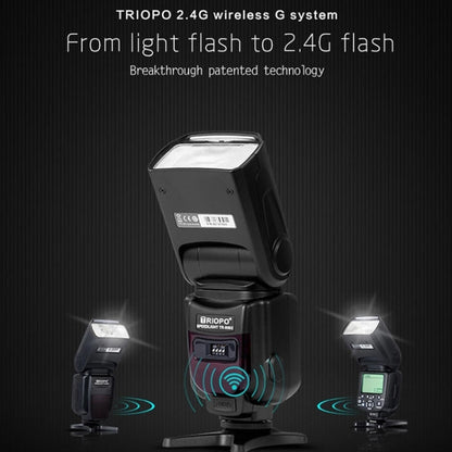 TRIOPO TR-950ii Flash Light Speedlite (Black) - Camera Accessories by TRIOPO | Online Shopping UK | buy2fix