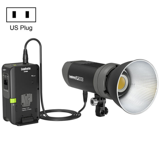 Lophoto LP-200Bi 200W Dual-Color Temperature Continuous Light LED Studio Video Fill Light(US Plug) - Shoe Mount Flashes by TRIOPO | Online Shopping UK | buy2fix