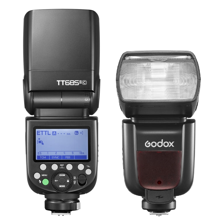 Godox TT685II-C 2.4GHz Wireless TTL HSS 1/8000s Flash Speedlite for Canon (Black) - Shoe Mount Flashes by Godox | Online Shopping UK | buy2fix