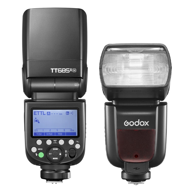 Godox TT685II-N 2.4GHz Wireless TTL HSS 1/8000s Flash Speedlite for Nikon (Black) - Shoe Mount Flashes by Godox | Online Shopping UK | buy2fix