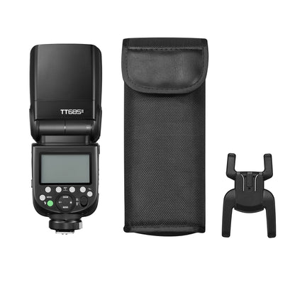 Godox TT685II-F 2.4GHz Wireless TTL HSS 1/8000s Flash Speedlite for FUJIFILM (Black) - Shoe Mount Flashes by Godox | Online Shopping UK | buy2fix