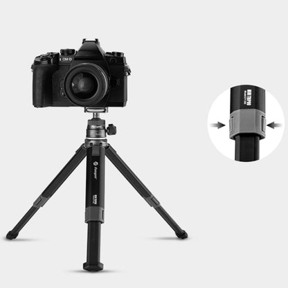 Fotopro SY-390+P-1hx Mini Aluminium Alloy Tripod Holder, Load: 2KG (Black) - Tripods by Fotopro | Online Shopping UK | buy2fix