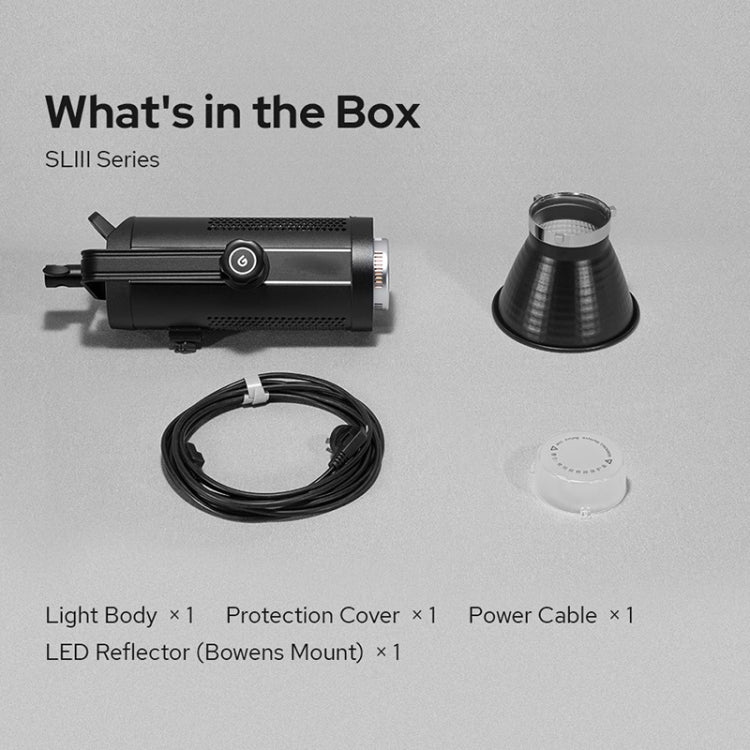 Godox SL300III 330W LED Light 5600K Daylight Video Flash Light(US Plug) - Shoe Mount Flashes by Godox | Online Shopping UK | buy2fix
