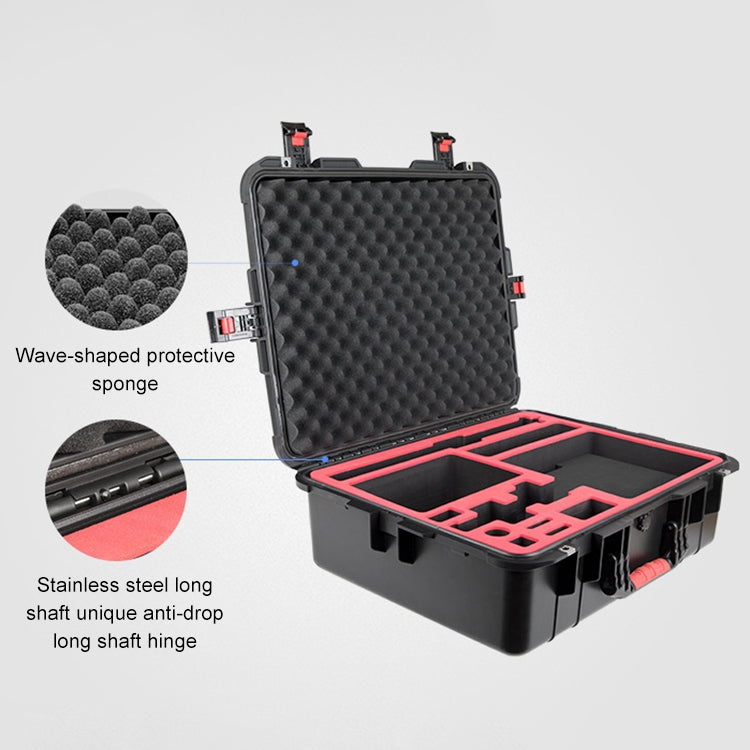 PGYTECH P-RH-001 Shockproof Waterproof Explosion-proof Hard Box Carrying Case for DJI Ronin-S, Size: 63.4x50.3cm(Black) - DJI & GoPro Accessories by PGYTECH | Online Shopping UK | buy2fix