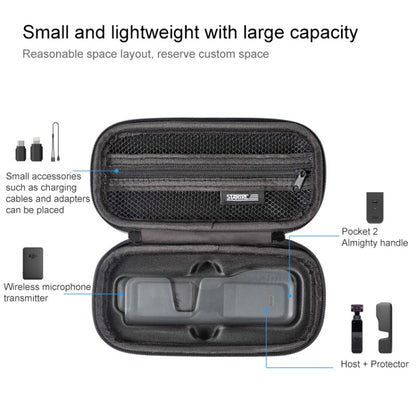 STARTRC Portable Carrying Dacron Hard Case Body Storage Bag for DJI OSMO Pocket  / OSMO Pocket 2(Grey) - DJI & GoPro Accessories by STARTRC | Online Shopping UK | buy2fix