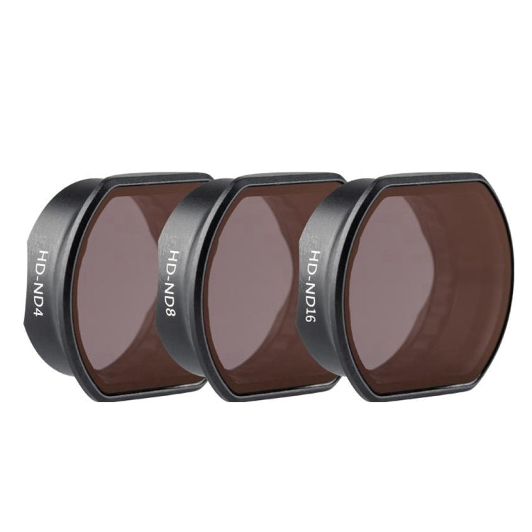 PGYTECH 3 PCS ND4+ND8+ND16 Drone Lens Filter for DJI FPV - DJI & GoPro Accessories by PGYTECH | Online Shopping UK | buy2fix