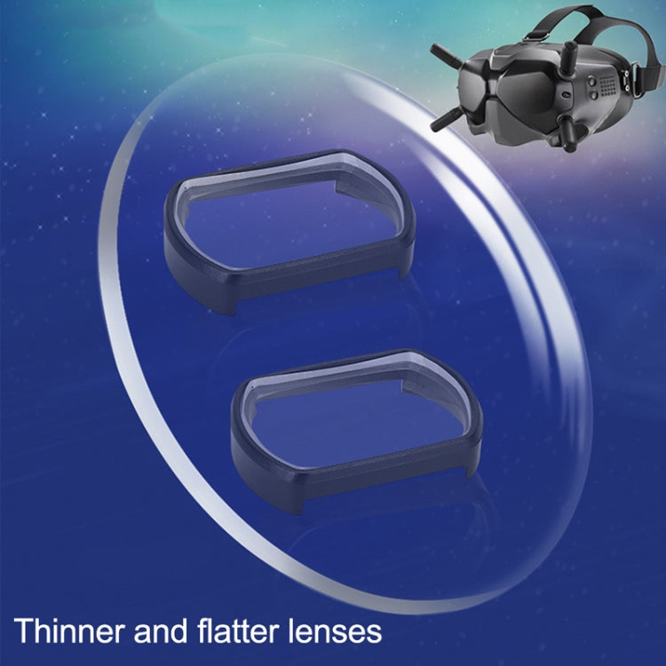 RCSTQ 2 PCS 400 Degree Myopia Glasses Lens Vision Correction Aspherical Lens for DJI FPV Goggles V2 - Lens Accessories by RCSTQ | Online Shopping UK | buy2fix