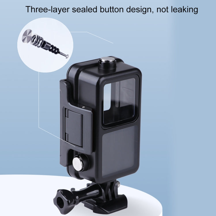 60m Waterproof Housing Diving Case for DJI Action 2 (Black) - DJI & GoPro Accessories by buy2fix | Online Shopping UK | buy2fix