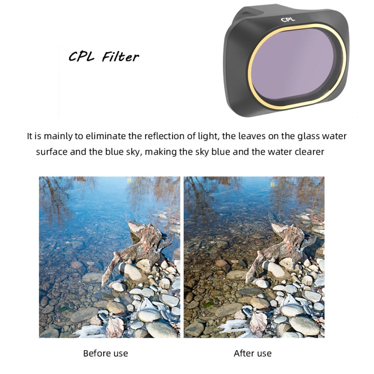 JSR Drone 3 in 1 CPL+ND8+ND16 Lens Filter for DJI MAVIC mini - Lens Filter by JSR | Online Shopping UK | buy2fix