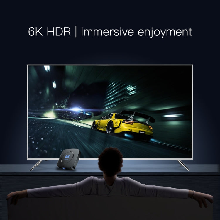 6K UHD Smart TV Box, Android 10.0, Allwinner H616 Quad Core, 2GB+8GB,EU Plug - Consumer Electronics by buy2fix | Online Shopping UK | buy2fix