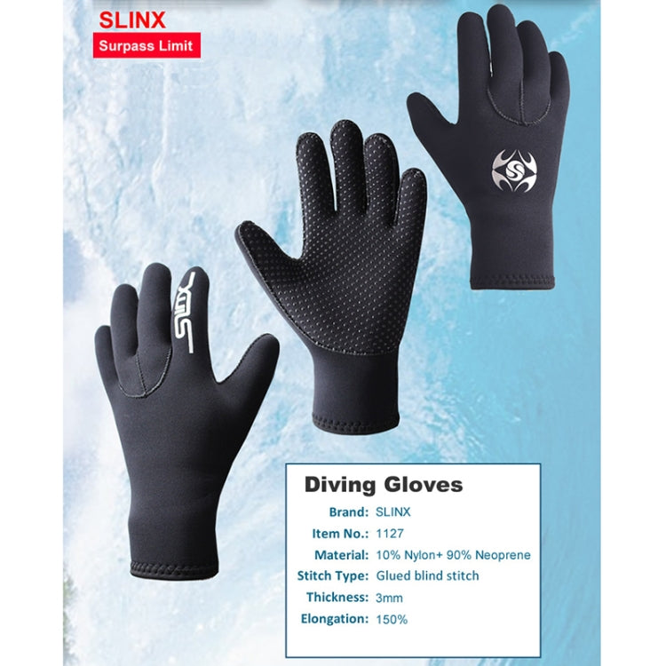 SLINX 1127 3mm Neoprene Non-slip Wear-resistant Warm Diving Gloves, Size: L - Diving Gloves by SLINX | Online Shopping UK | buy2fix