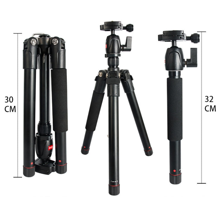 BEXIN MS12 Portable Lightweight Camera Ball Head Tripods Stand for Digital SLR DSLR camera - Tripods by BEXIN | Online Shopping UK | buy2fix