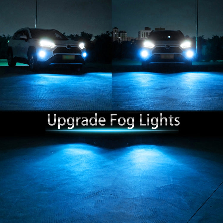 9005 2 PCS DC12-24V / 10.5W Car Fog Lights with 24LEDs SMD-3030 & Constant Current, Box Packaging(Ice Blue Light) - In Car by buy2fix | Online Shopping UK | buy2fix