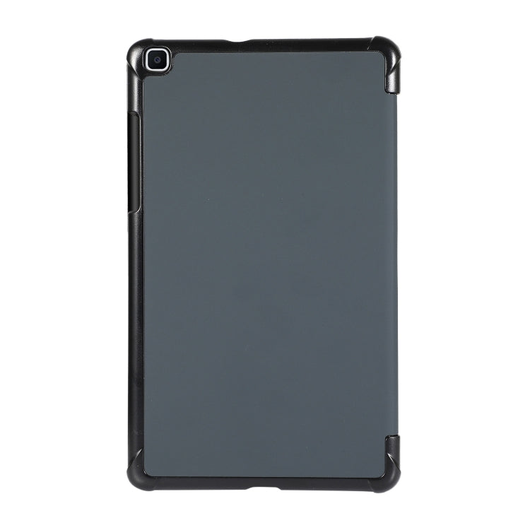 3-folding Skin Texture Horizontal Flip TPU + PU Leather Case with Holder For Samsung Galaxy Tab A 8.0 (2019) T290 / T295(Black) - Samsung Accessories by buy2fix | Online Shopping UK | buy2fix