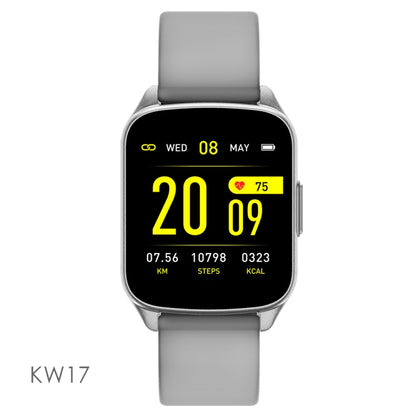 Lokmat KW17 1.3 inch TFT Screen IP68 Waterproof Smart Watch, Support Sleep Monitor / Heart Rate Monitor / Blood Pressure Monitor(Grey) - Smart Watches by Lokmat | Online Shopping UK | buy2fix