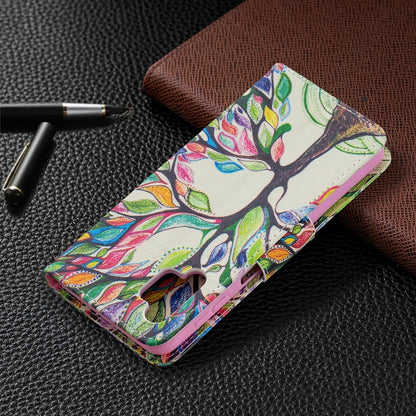 For Samsung Galaxy A32 5G Colored Drawing Pattern Horizontal Flip Leather Case with Holder & Card Slots & Wallet(Tree Life) - Samsung Accessories by buy2fix | Online Shopping UK | buy2fix