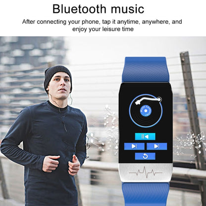 T1S 1.14 inch Screen IP67 Waterproof Smart Bracelet, Support Blood Oxygen Monitoring / Body Temperature Monitoring / Heart Rate Monitoring(Blue) - Smart Wear by buy2fix | Online Shopping UK | buy2fix