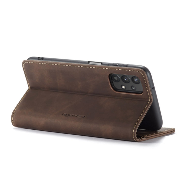 For Samsung Galaxy A32 5G CaseMe 013 Multifunctional Horizontal Flip Leather Case with Holder & Card Slot & Wallet(Coffee) - Samsung Accessories by CaseMe | Online Shopping UK | buy2fix