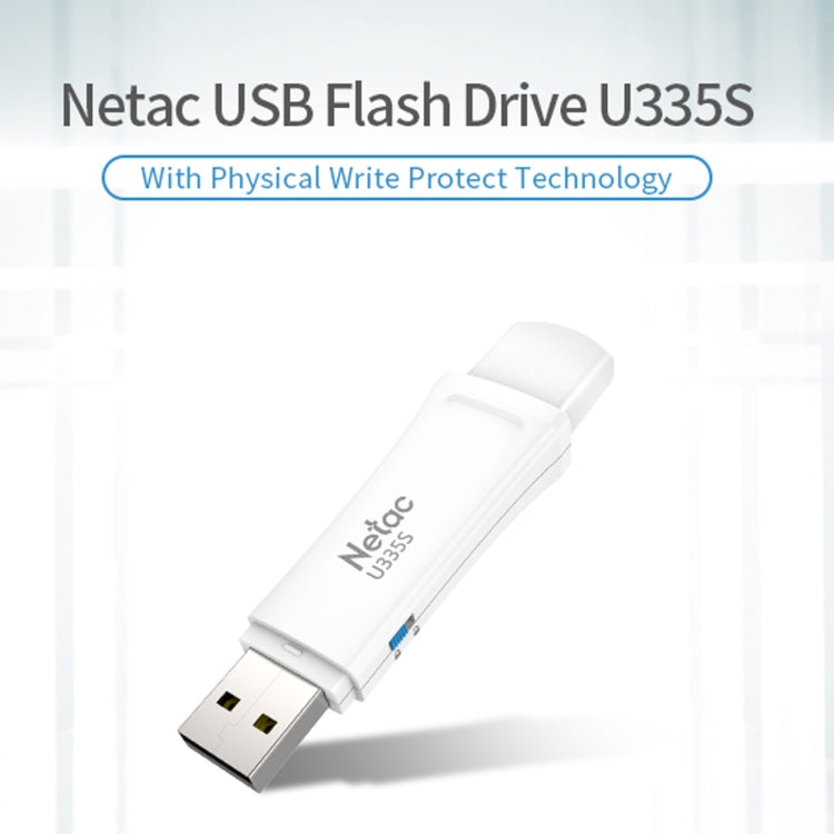 Netac U335S USB 3.0 High Speed Antivirus Write Protection USB Flash Drives U Disk, Capacity:32GB - USB Flash Drives by Netac | Online Shopping UK | buy2fix