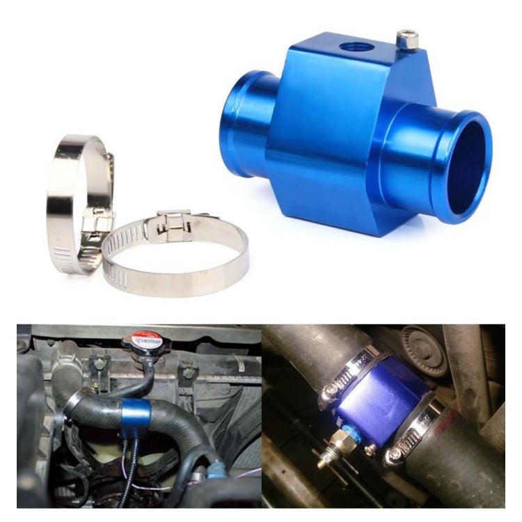 Car Water Temperature Meter Temperature Gauge Joint Pipe Radiator Sensor Adaptor Clamps, Size:32mm(Blue) - In Car by buy2fix | Online Shopping UK | buy2fix