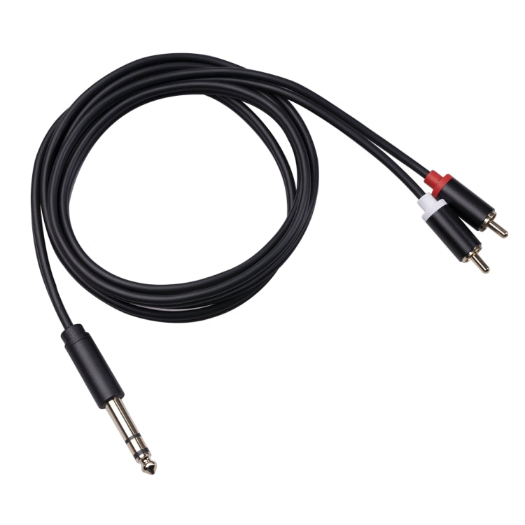 3685 6.35mm Male to Double RCA Male Stereo Audio Cable, Length:3m - Consumer Electronics by buy2fix | Online Shopping UK | buy2fix