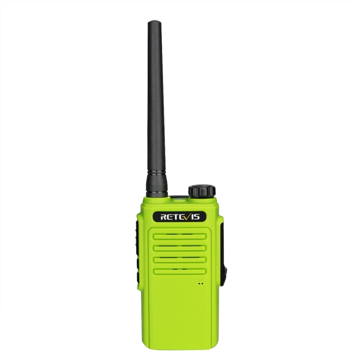 RETEVIS RT47 16CHS IP67 Waterproof FRS Two Way Radio Handheld Walkie Talkie, US Plug(Green) - Handheld Walkie Talkie by RETEVIS | Online Shopping UK | buy2fix