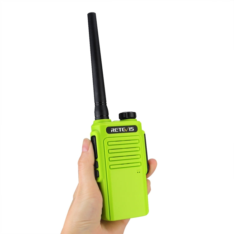 RETEVIS RT47 16CHS IP67 Waterproof FRS Two Way Radio Handheld Walkie Talkie, US Plug(Green) - Handheld Walkie Talkie by RETEVIS | Online Shopping UK | buy2fix