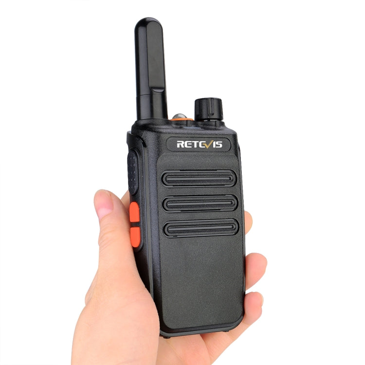 1 Pair RETEVIS RB35 2W US Frequency 462.5500-462.7250MHz 16CHS FRS License-free Two Way Radio Handheld Walkie Talkie(Black) - Handheld Walkie Talkie by RETEVIS | Online Shopping UK | buy2fix