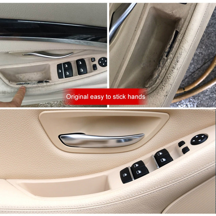 Car Left Front Inner Door Armrest for BMW  5 Series F10 / F18, Left Driving(Mocha) - In Car by buy2fix | Online Shopping UK | buy2fix