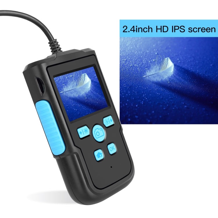 P60B 8mm 1080P 2.4 inch IPS Screen IP68 Waterproof HD Digital Endoscope, Length:2m Hard Cable -  by buy2fix | Online Shopping UK | buy2fix