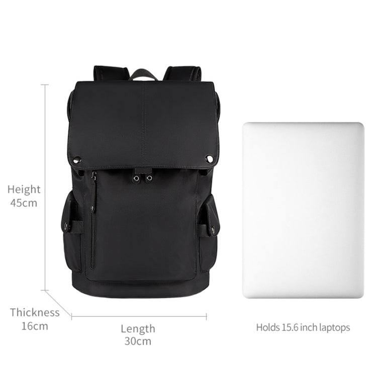 SJ02 13-15.6 inch Universal Large-capacity Laptop Backpack with USB Charging Port(Apricot) - Backpack by buy2fix | Online Shopping UK | buy2fix