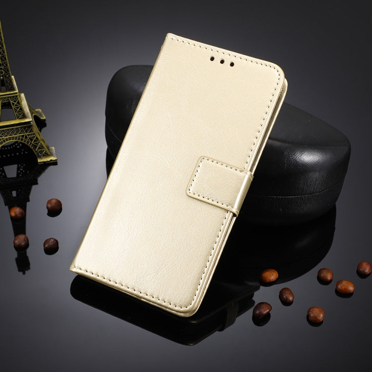 For OnePlus Nord CE 5G Crazy Horse Texture Horizontal Flip Leather Case with Holder & Card Slots & Lanyard(Gold) - OnePlus Cases by buy2fix | Online Shopping UK | buy2fix