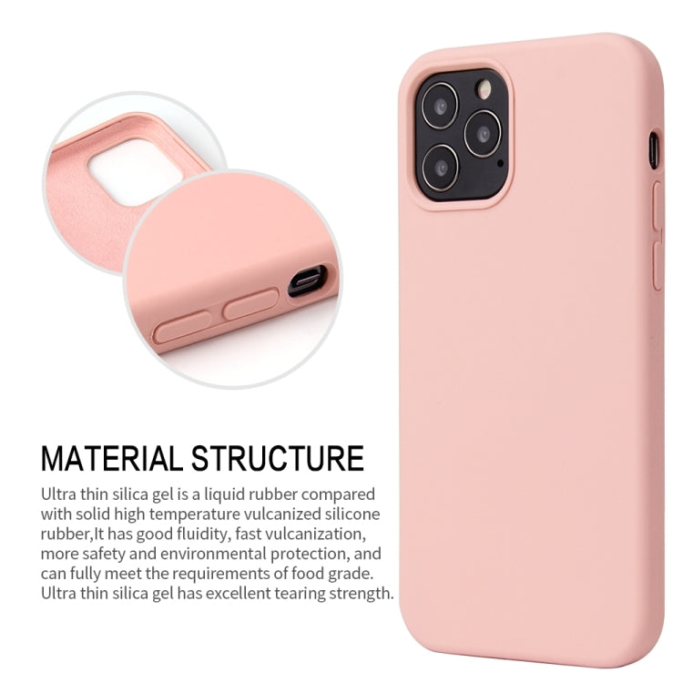 For iPhone 13 Pro Max Solid Color Liquid Silicone Shockproof Protective Case (White) - iPhone 13 Pro Max Cases by buy2fix | Online Shopping UK | buy2fix
