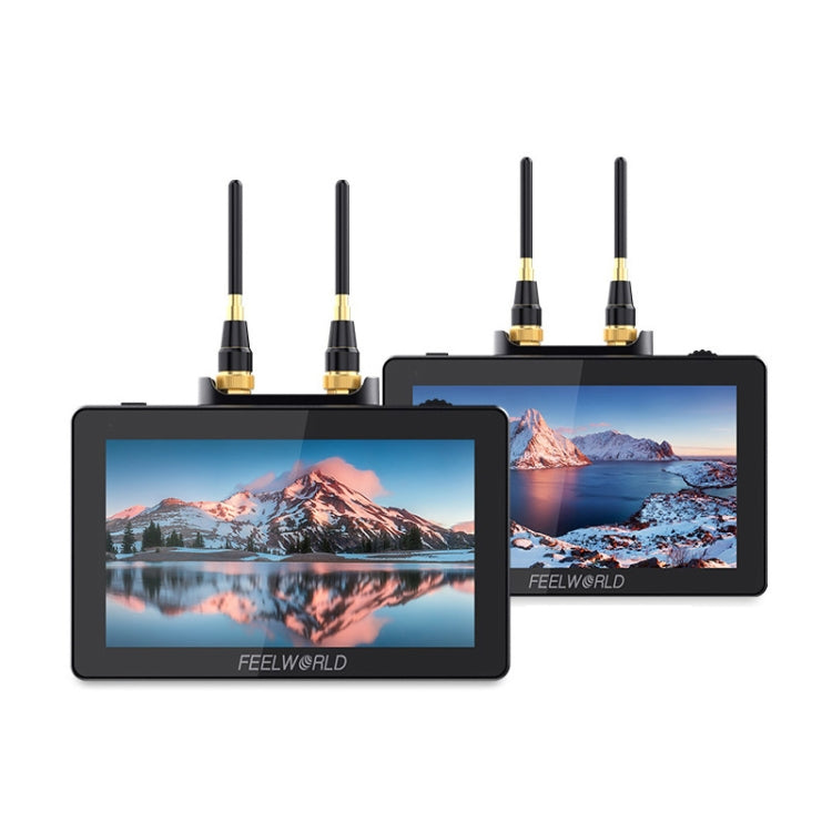 FEELWORLD FT6 FR6 2 in 1 1920x1080 5.5 inch HDR Long distance Wireless Image Transmission Director Camera Monitor - Camera Accessories by FEELWORLD | Online Shopping UK | buy2fix