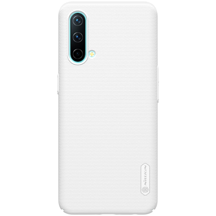 For OnePlus Nord CE 5G NILLKIN Frosted Concave-convex Texture PC Protective Case(White) - OnePlus Cases by NILLKIN | Online Shopping UK | buy2fix